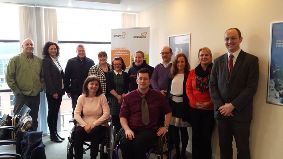 Trainees and staff from ClanryeIT and Clanrye Retail Social Enterprise